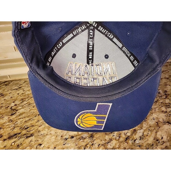 Indiana Pacers Hat Adidas adjustable Cap Basketball one size fits all Navy Blue - Picture 10 of 12